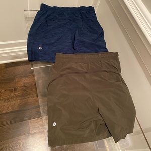 Lululemon 5” Inseam Workout Shorts X2